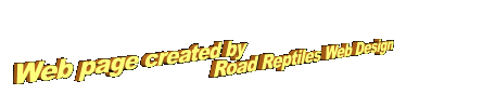Web page by Road Reptiles Web Design